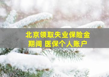 北京领取失业保险金期间 医保个人账户